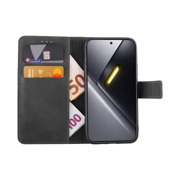 LIME ESSENTIAL ΘΗΚΗ XIAOMI POCO X8 PRO MAX 6.83in MAGNET BOOK STAND CLIP GREY