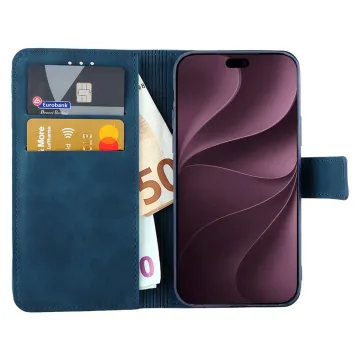 LIME ESSENTIAL ΘΗΚΗ IPHONE 18 PRO 6.3in MAGNET BOOK STAND CLIP DARK BLUE