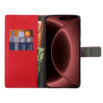 VOLTE-TEL ALLURE ΘΗΚΗ IPHONE 18 PRO MAX 6.9in MAGNET BOOK STAND CLIP RED