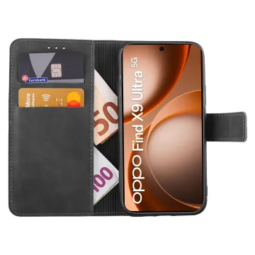 LIME ESSENTIAL ΘΗΚΗ OPPO FIND X9 ULTRA 5G 6.82in MAGNET BOOK STAND CLIP GREY