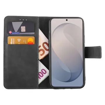 LIME ESSENTIAL ΘΗΚΗ SAMSUNG S26 FE 5G S741 6.7in MAGNET BOOK STAND CLIP GREY