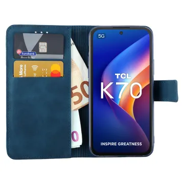 LIME ESSENTIAL ΘΗΚΗ TCL K70 5G 6.75in MAGNET BOOK STAND CLIP DARK BLUE