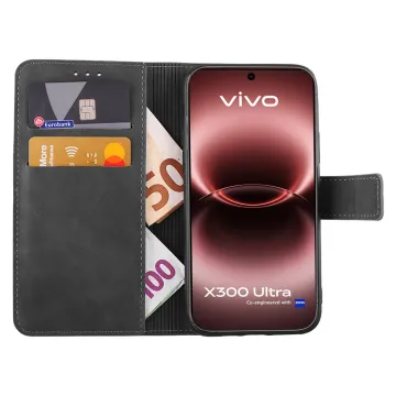 LIME ESSENTIAL ΘΗΚΗ VIVO X300 ULTRA 5G 6.82in MAGNET BOOK STAND CLIP GREY