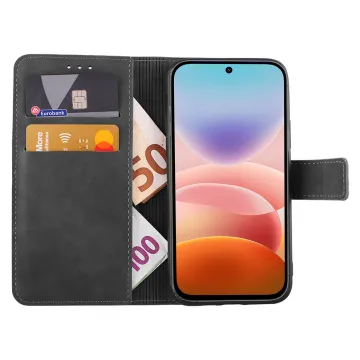 LIME ESSENTIAL ΘΗΚΗ XIAOMI REDMI 17 4G/5G 6.9in MAGNET BOOK STAND CLIP GREY