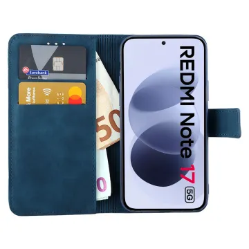 LIME ESSENTIAL ΘΗΚΗ XIAOMI REDMI NOTE 17 4G/5G 6.99in MAGNET BOOK STAND CLIP DARK BLUE