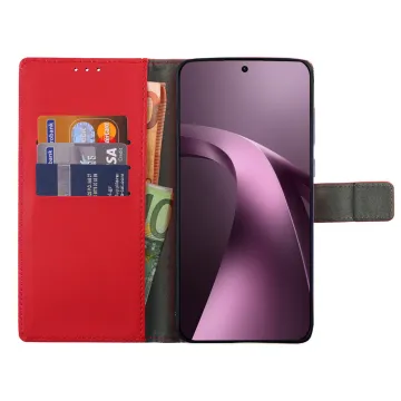 VOLTE-TEL ALLURE ΘΗΚΗ XIAOMI 17T PRO 5G 6.83in MAGNET BOOK STAND CLIP RED