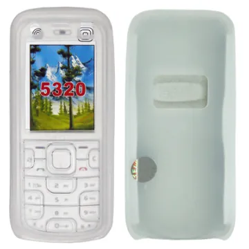 VOLTE-TEL ΘΗΚΗ NOKIA 5320 xpress music ΣΙΛΙΚΟΝΗΣ WHITE