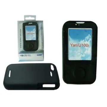 VOLTE-TEL ΘΗΚΗ SONY ERICSSON YARI U100i ΣΙΛΙΚΟΝΗΣ BLACK