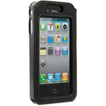 BUGATTI ΘΗΚΗ ΠΟΥΓΚΙ IPHONE 4G/4S LEATHER TOUCH COVER BLACK