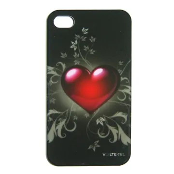 VOLTE-TEL ΘΗΚΗ IPHONE 4G/4S FACEPLATE BLACK-KISS V023