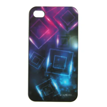 VOLTE-TEL ΘΗΚΗ IPHONE 4G/4S FACEPLATE BLACK/PINK ZIPPER V024