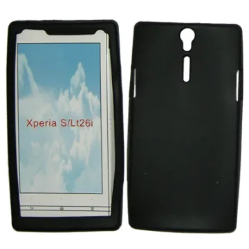 VOLTE-TEL ΘΗΚΗ XPERIA S LT26 ΣΙΛΙΚΟΝΗΣ BLACK