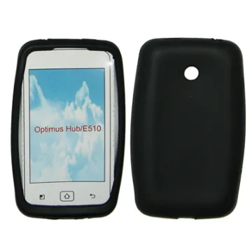 VOLTE-TEL ΘΗΚΗ LG OPTIMUS HUB E510 ΣΙΛΙΚΟΝΗΣ BLACK