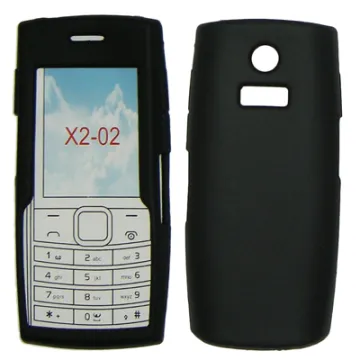 VOLTE-TEL ΘΗΚΗ NOKIA X2-02/X2-05 ΣΙΛΙΚΟΝΗΣ BLACK