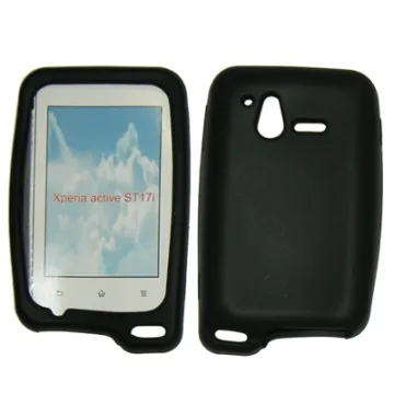 VOLTE-TEL ΘΗΚΗ SONY XPERIA ACTIVE ST17i ΣΙΛΙΚΟΝΗΣ BLACK