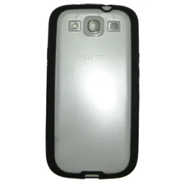 VOLTE-TEL ΘΗΚΗ SAMSUNG S3 I9300 TPU+PC BLACK-TRANSPARENT