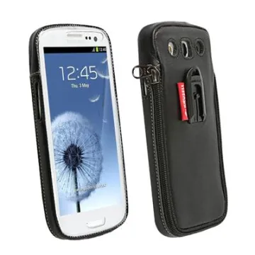 VOLTE-TEL ΘΗΚΗ SAMSUNG I9300 BUMPER PC-SILICONE BLACK-WHITE