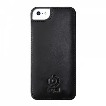 BUGATTI ΘΗΚΗ IPHONE SE/5S/5 FACEPLATE CLIP ON COVER SILK BLACK