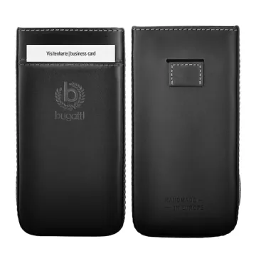 BUGATTI ΘΗΚΗ ΠΟΥΓΚΙ LEATHER PURE PREMIUM BLACK ML