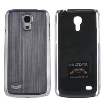 VOLTE-TEL ΘΗΚΗ SAMSUNG S4 MINI I9195 FACEPLATE ALU-BRUSH SILVER