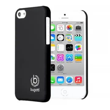 BUGATTI ΘΗΚΗ IPHONE 5C FACEPLATE CLIP ON COVER SILK BLACK