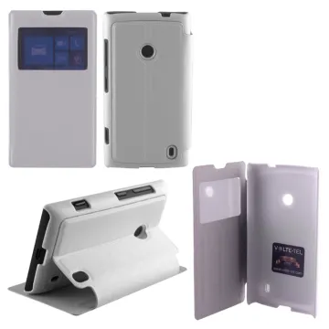 VOLTE-TEL ΘΗΚΗ NOKIA LUMIA 520/525 HARD VIEW BOOK-STAND WHITE