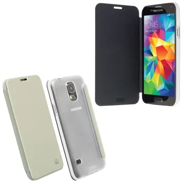 VOLTE-TEL ΘΗΚΗ ALCATEL POP C3 4033 LINE LEATHER-TPU BOOK STAND WHITE