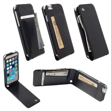 KRUSELL KALMAR ΘΗΚΗ IPHONE 6S/6 4.7in LEATHER WALLET CASE BLACK