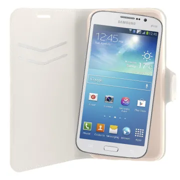 VOLTE-TEL ΘΗΚΗ SAMSUNG MEGA 2 G750F LINE LEATHER-TPU BOOK STAND WHITE