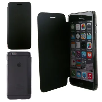IDOL 1991 FACE-BOOK CLEAR ΘΗΚΗ IPHONE 6S PLUS/6 5.5in LEATHER BLACK