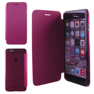 IDOL 1991 FACE-BOOK CLEAR ΘΗΚΗ IPHONE 6S PLUS/6 5.5in LEATHER PINK
