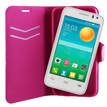 VOLTE-TEL ΘΗΚΗ LENOVO A328 PU LEATHER BOOK-STAND WHITE