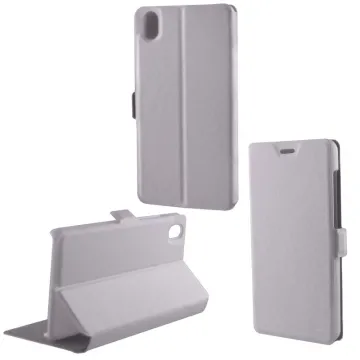 VOLTE-TEL ΘΗΚΗ LENOVO S850 PU LEATHER BOOK-STAND WHITE