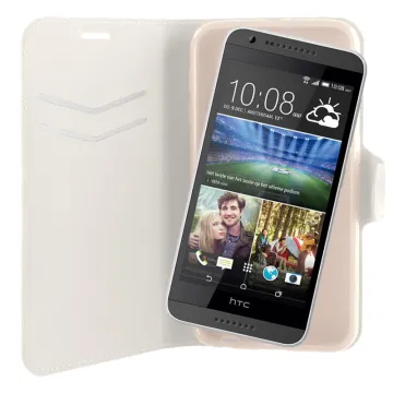 VOLTE-TEL ΘΗΚΗ HTC DESIRE 620 LINE LEATHER-TPU BOOK STAND WHITE