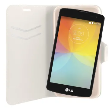 VOLTE-TEL ΘΗΚΗ LG L BELLO D331 LINE LEATHER-TPU BOOK STAND WHITE
