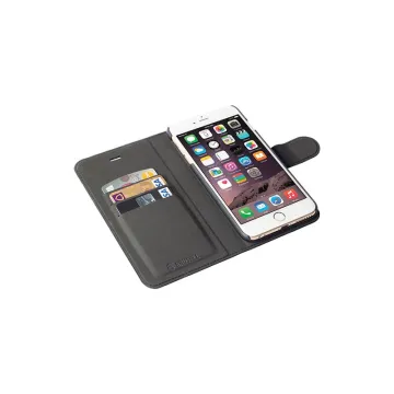 VOLTE-TEL ΘΗΚΗ SAMSUNG ACE 4 G357 LINE LEATHER-TPU BOOK STAND BLACK