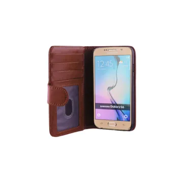 IDOL 1991 2IN1 WALLET ΘΗΚΗ SAMSUNG S6 G920 BOOK+COVER CAMEL