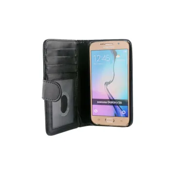IDOL 1991 2IN1 WALLET ΘΗΚΗ SAMSUNG S6 G920 BOOK+COVER BLACK