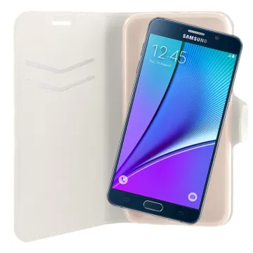 VOLTE-TEL ΘΗΚΗ SAMSUNG NOTE 5 N920 LINE LEATHER-TPU BOOK STAND WHITE