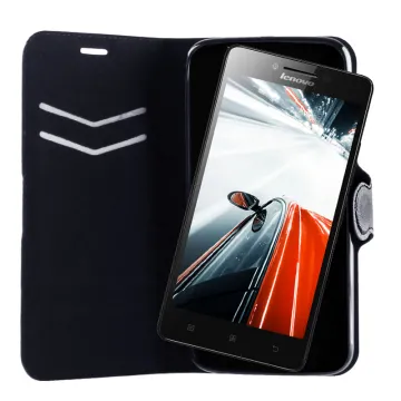 VOLTE-TEL ΘΗΚΗ LENOVO A6000/A6010 LINE LEATHER-TPU BOOK STAND BLACK