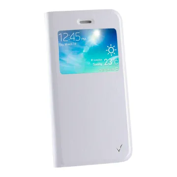 VOLTE-TEL ΘΗΚΗ SAMSUNG J5 J500 LEATHER-TPU VIEW BOOK STAND WHITE