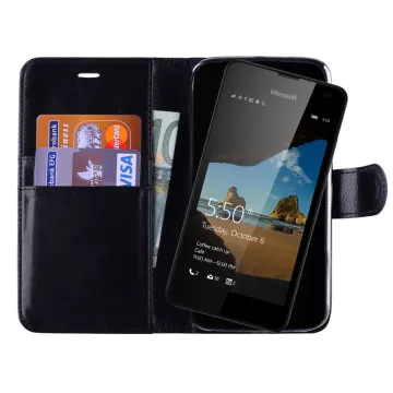 VOLTE-TEL ΘΗΚΗ MICROSOFT LUMIA 550 LEATHER-TPU BOOK STAND BLACK
