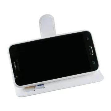 VOLTE-TEL ΘΗΚΗ SAMSUNG J5 J500 LEATHER-TPU BOOK STAND WHITE
