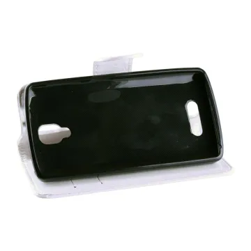 VOLTE-TEL ΘΗΚΗ LENOVO A1000 LEATHER-TPU BOOK STAND WHITE