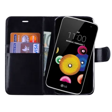 VOLTE-TEL ΘΗΚΗ LG K4 K120 LEATHER-TPU BOOK STAND BLACK