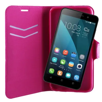 VOLTE-TEL ΘΗΚΗ HONOR 4X GLORY PLAY LINE LEATHER-TPU BOOK STAND PINK