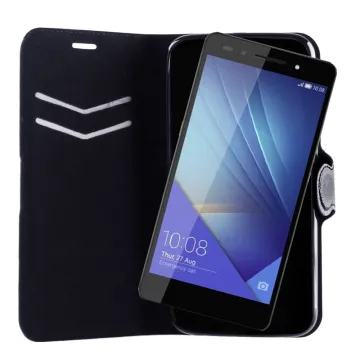 VOLTE-TEL ΘΗΚΗ HONOR 7 LINE LEATHER-TPU BOOK STAND BLACK
