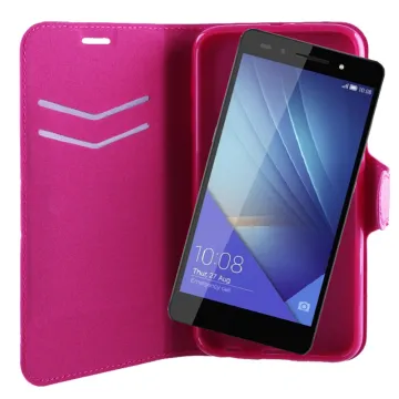 VOLTE-TEL ΘΗΚΗ HONOR 7 LINE LEATHER-TPU BOOK STAND PINK