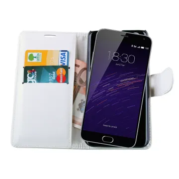 VOLTE-TEL ΘΗΚΗ MEIZU M2 NOTE LEATHER PU BOOK-STAND WHITE