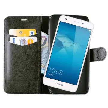 VOLTE-TEL ΘΗΚΗ HONOR 5C/7 LITE SILK LEATHER-TPU BOOK STAND BLACK